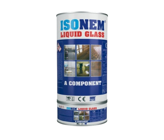 İSONEM LIQUID GLASS SIVI CAM-ŞEFAF PAR.SU İZO. (4 KG)